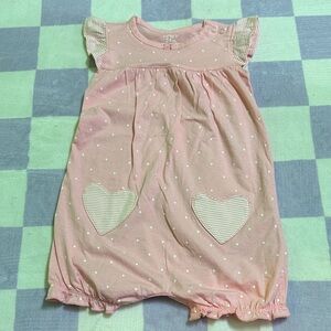 Carter's Pink Polka Dot Heart Pajama Set